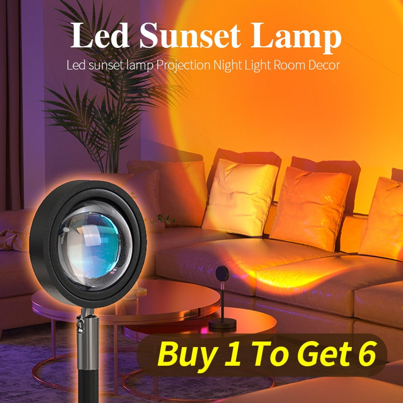 Night Light Sunset Projection