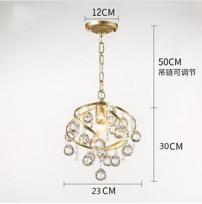 Fashion gold ceiling lamps living room E27 bulb