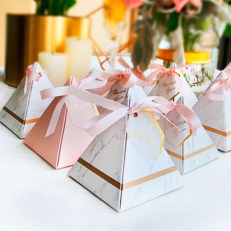 Pyramid Marble Candy Box