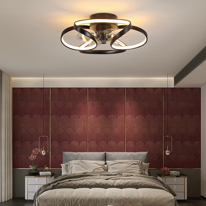 Nordic bedroom decor led lights for room ceiling fan