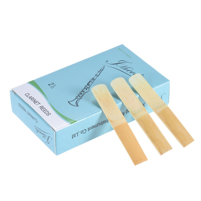 High Quality 10pcs/ Box Bb Clarinet, Traditional Bamboo Reeds Strength 2.0 / 2.5 / 3.0