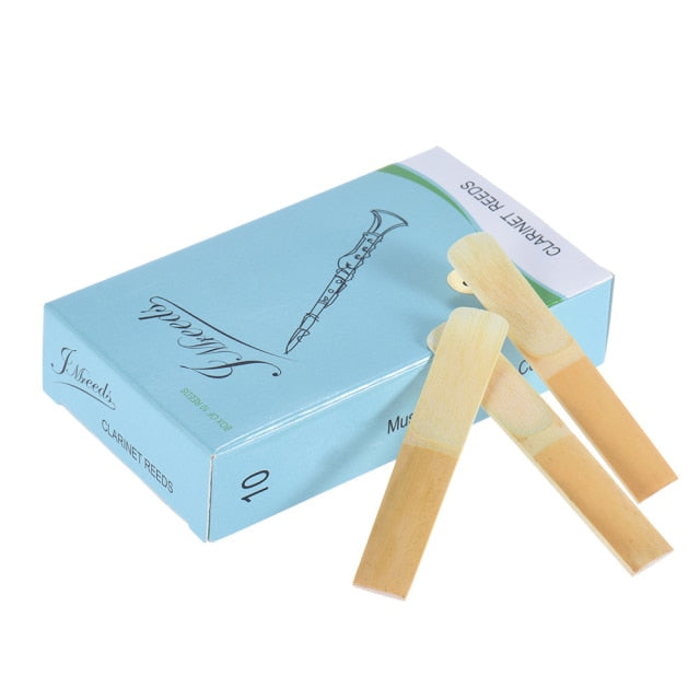 High Quality 10pcs/ Box Bb Clarinet, Traditional Bamboo Reeds Strength 2.0 / 2.5 / 3.0