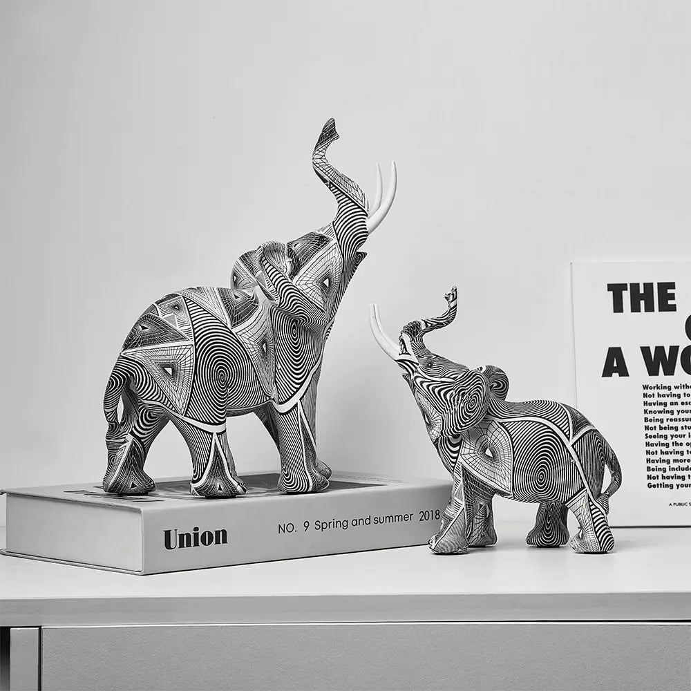 Painting Art Elephant Sculptures & Figurines Modern Decoration