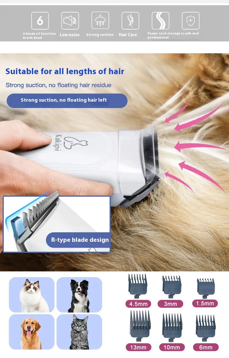 Pet Suction Hair Removal Machine