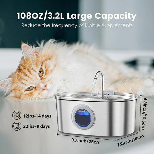 Stainless Steel Pet Water Dispenser