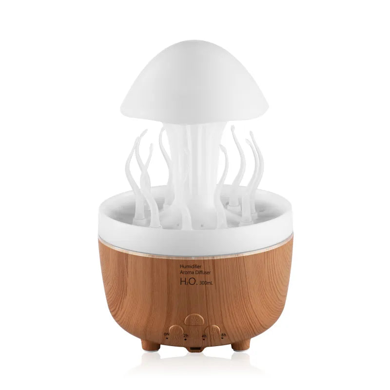 Rotating Water Drop Aroma Diffuser Colorful Night Lamp