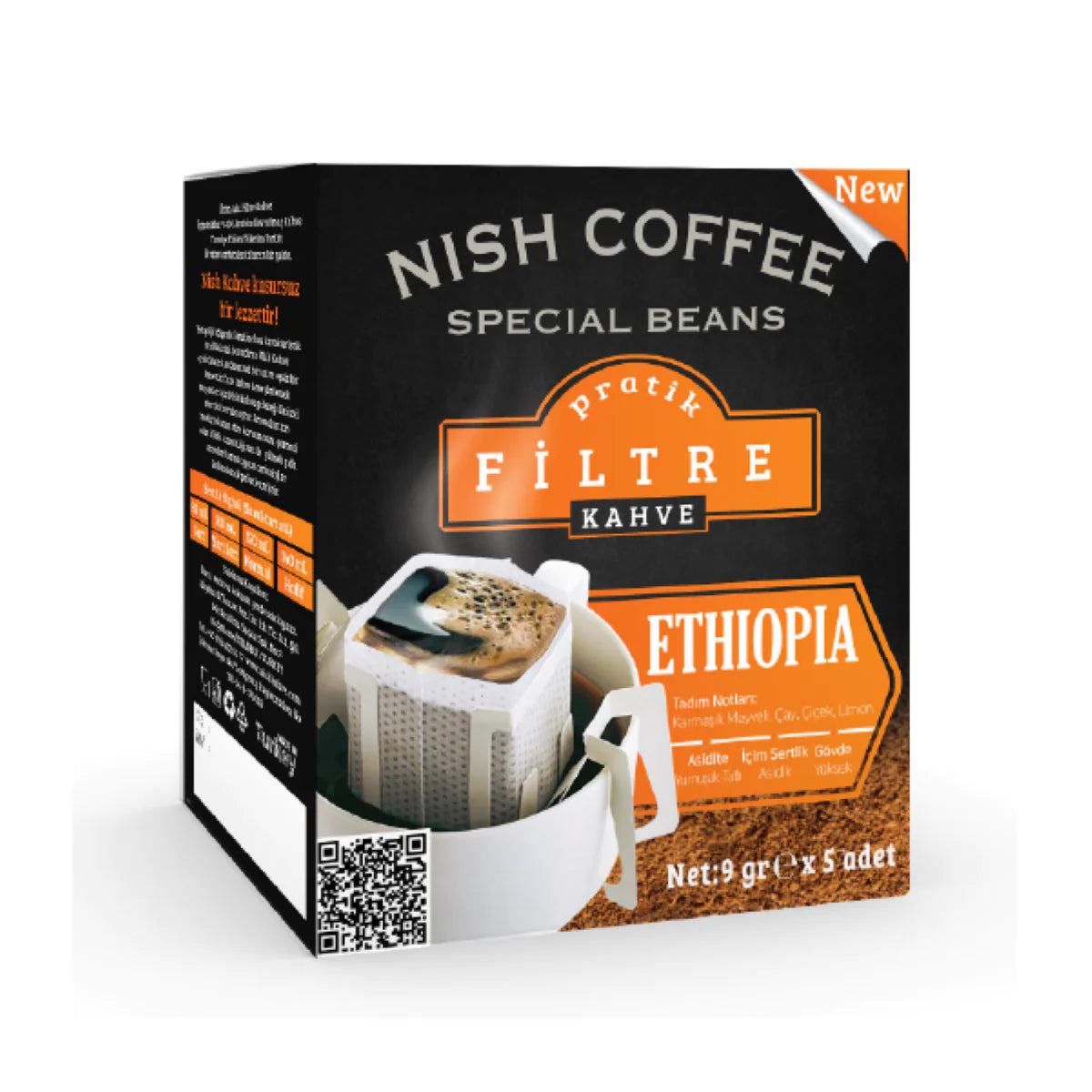 Nish Prratatıc Fılter Coffee Etıyopya 9Gr X 5