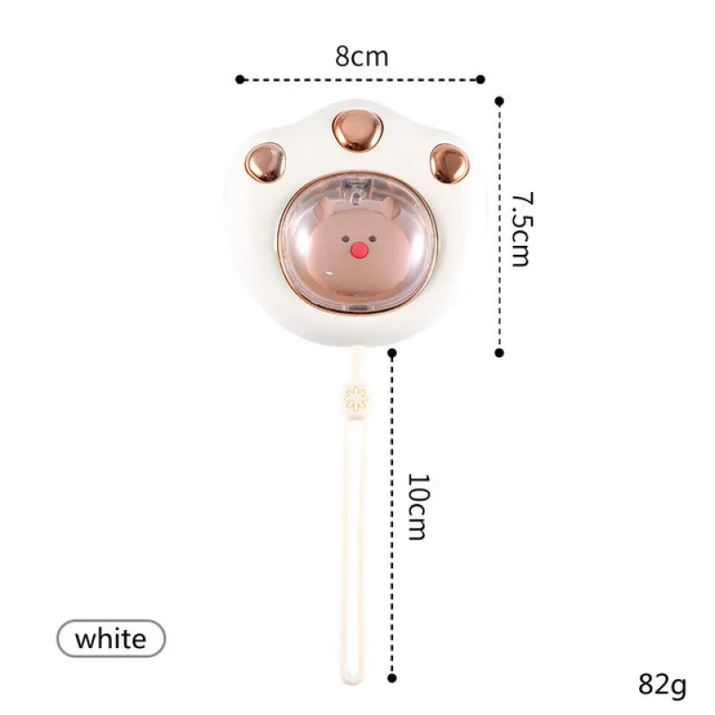 Mini Electric Hand Warmer Cat Paw Cute Claw Winter Heater Quick Heating USB Rechargeable Pocket Portable Small Mini Hands Warmer