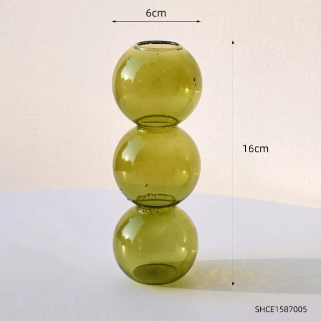 Creative Bubble Glass Vase Home