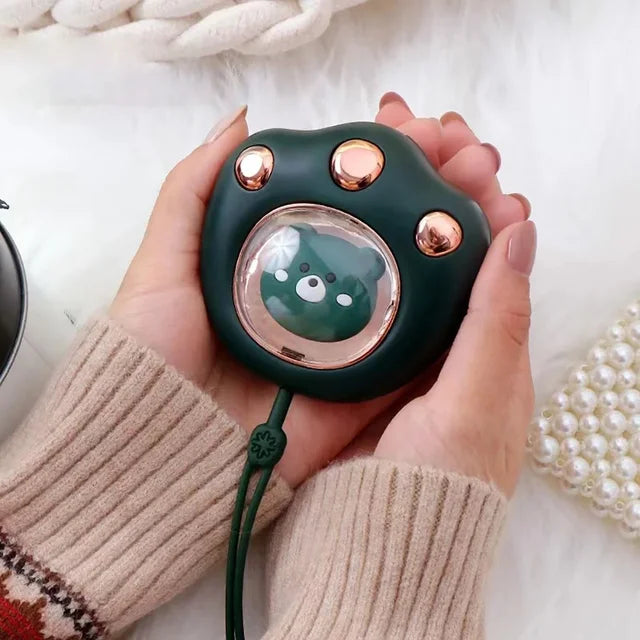 Mini Electric Hand Warmer Cat Paw Cute Claw Winter Heater Quick Heating USB Rechargeable Pocket Portable Small Mini Hands Warmer