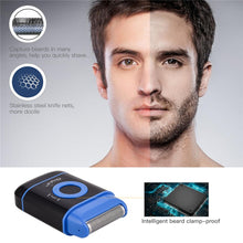 Load image into Gallery viewer, Rechargeable Portable Electric Shaver With Pop-up Temples Trimmer For Men
