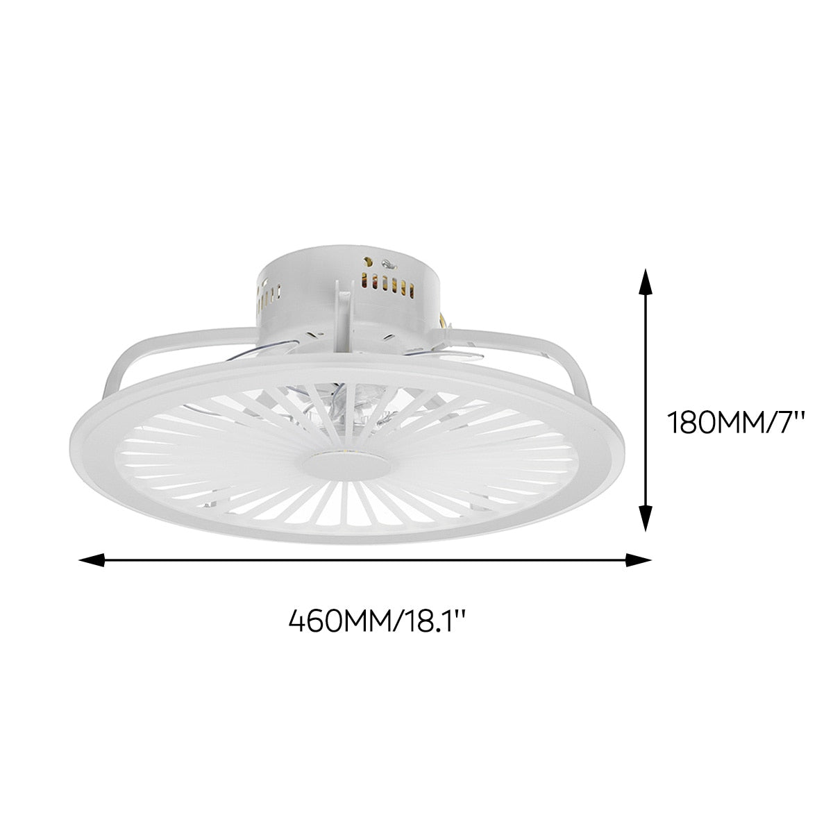 Ceiling fan with light LED lamp