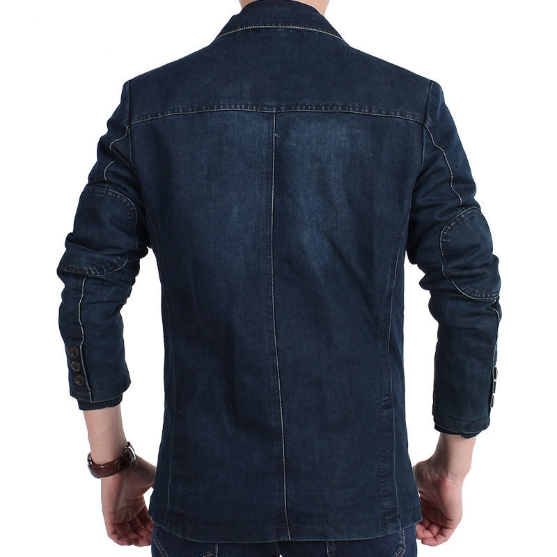 Men's Denim Blazer