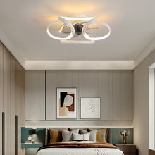 Load image into Gallery viewer, Nordic bedroom decor led lights for room ceiling fan
