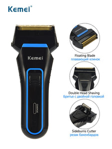 Men's Rechargeable Electric Razor, Sideburns Cutter 45G