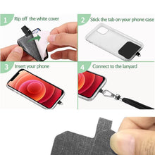 Load image into Gallery viewer, Universal Crossbody Nylon Patch Phone Lanyards Rope Mobile Phone Strap Lanyard 9 Colors Soft Rope for Cell Phone Hanging Cord
