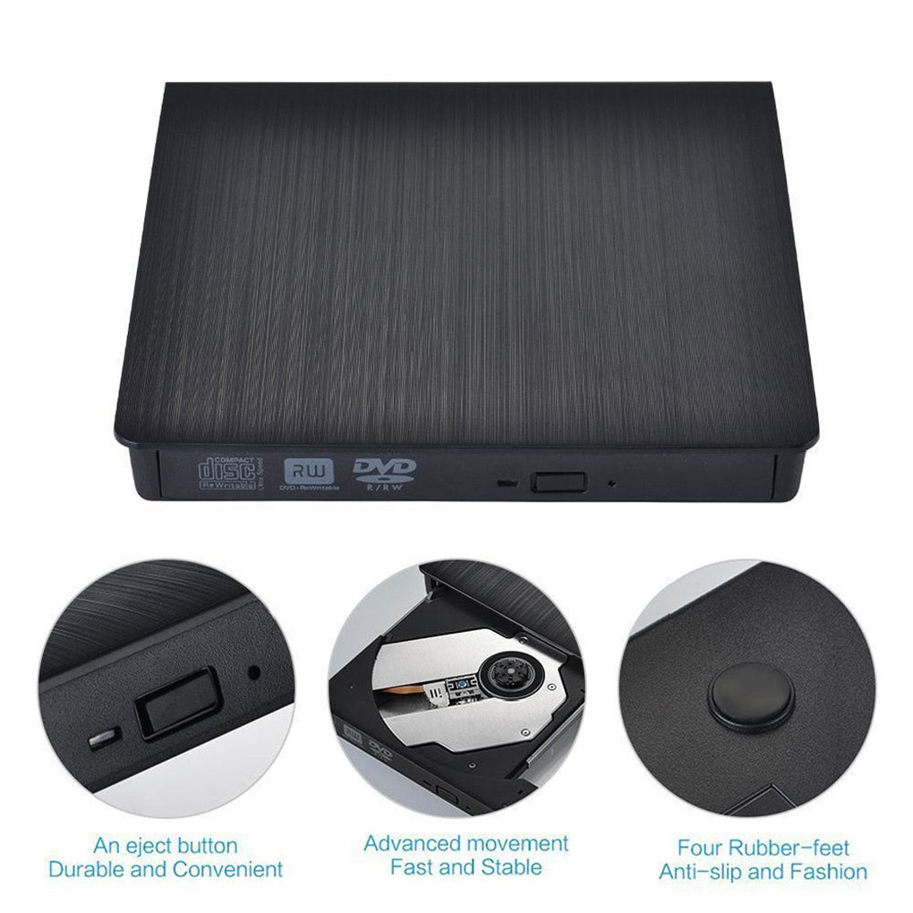 Portable USB 3.0 DVD-ROM