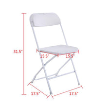 Load image into Gallery viewer, Outdoor Or Indoor 5PCS/Set Portable Plastic Folding Chairs
