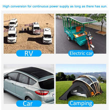 Load image into Gallery viewer, 100W Solar Panel Dual USB With Controller 12V Portable Power Bank Solar Charger for Smartphone Charger Camping Car Boat RV
