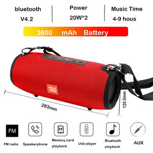 Bluetooth Speaker Bass Portable