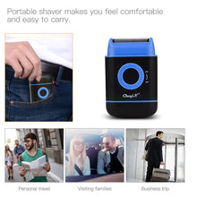 Load image into Gallery viewer, Rechargeable Portable Electric Shaver With Pop-up Temples Trimmer For Men
