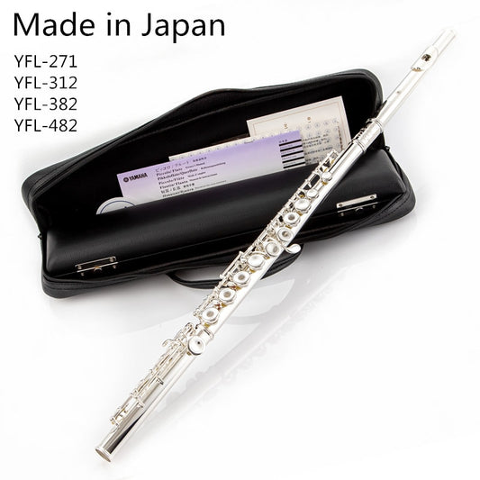 Top Japan Flute 271 382 Professional Cupronickel C Key 16 Hole Flute Silver Plated Musical Instruments With Case and Accessories