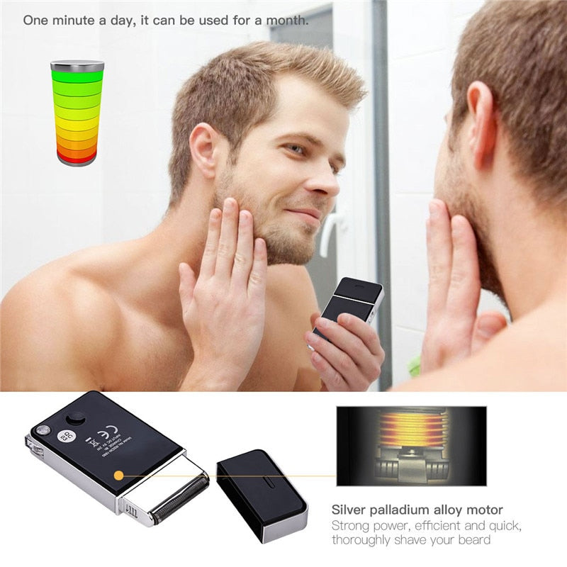 USB Rechargeable Electric Shaver, Shaving Machine For Men