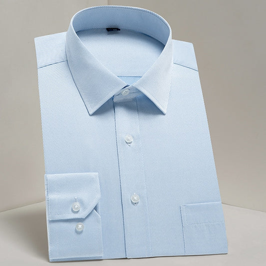 Men's Twill Dress Shirts Long Sleeve