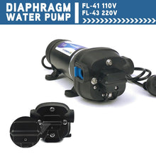 Load image into Gallery viewer, AC 110V 220V Diaphragm Water Pump Self-priming 40 PSI Pressure 4.5 GPM
