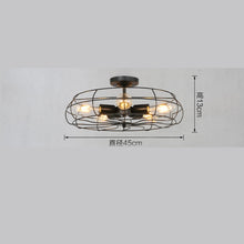 Load image into Gallery viewer, BTX Nordic Modern Ceiling Fan With Light Remote Control Retro Fan Lamp E27
