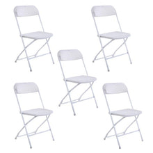 Load image into Gallery viewer, Outdoor Or Indoor 5PCS/Set Portable Plastic Folding Chairs
