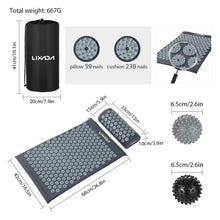 Load image into Gallery viewer, Home Gym Acupressure Mat and Pillow Set
