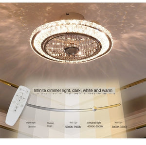 Crystal LED Ceiling Fan