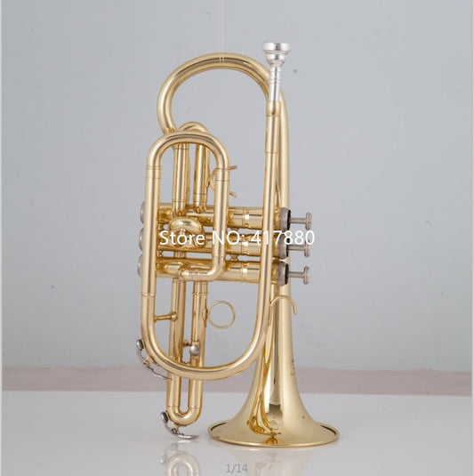 Professional Bach Golden Bb Cornet trumpet brass