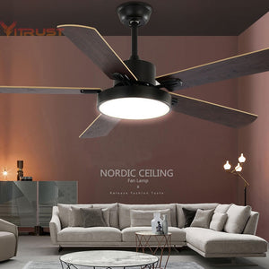 Modern pendant fan with light - Fan 42 52 inch