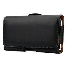 Load image into Gallery viewer, 18.5 x 10.5 x 2.5cm PU Leather Horizontal Waist Belt Clip Pouch Phone Bag Holster Protective Case on for Men
