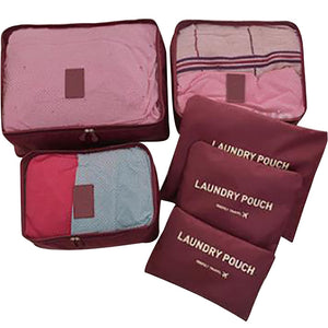 6pc Travel Storage Bag