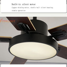 Load image into Gallery viewer, Modern pendant fan with light - Fan 42 52 inch
