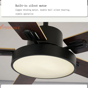 Modern pendant fan with light - Fan 42 52 inch