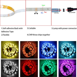 LED Strip Light Bluetooth luces
