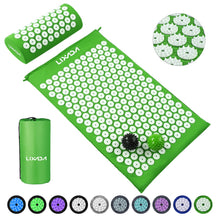 Load image into Gallery viewer, Home Gym Acupressure Mat and Pillow Set
