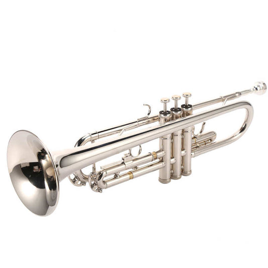 Professional Trumpet with Silver Mouthpiece Bb