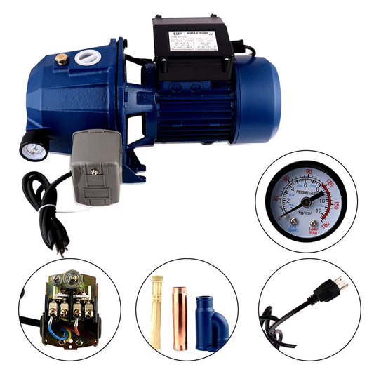 SHYLIYU 110V 0.5HP Water Pump Flow 14GPM