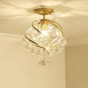 Fashion gold ceiling lamps living room E27 bulb